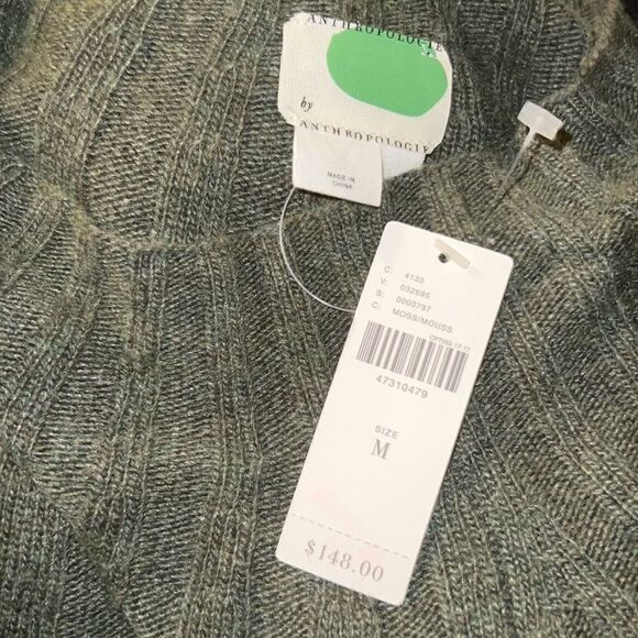 ✨HP✨Anthropologie Arsenau Sweater Moss Dress ✨ - Picture 9 of 9
